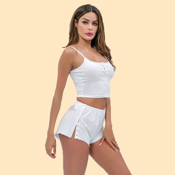 gym casual suspender short sports wear for women gym fitness clothing solid breathable leisure suit crop yoga set, Gray
gym casual suspender short sports wear for women gym fitness clothing solid breathable leisure suit crop yoga set, Gray