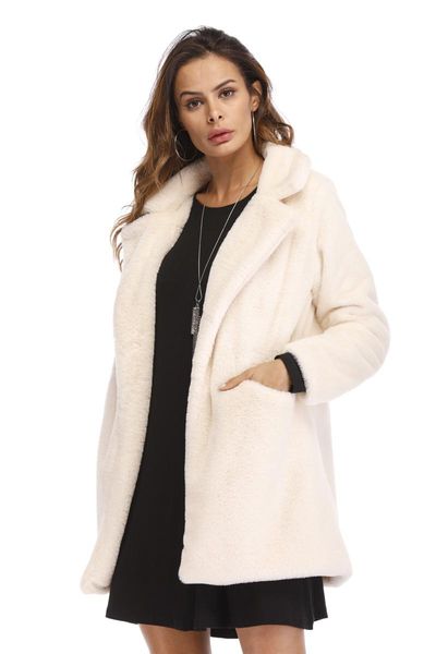 women's fur & faux women winter coat fashion thicken chic female warm outerwear plus size thick overoats hairy trech, Black
women's fur & faux women winter coat fashion thicken chic female warm outerwear plus size thick overoats hairy trech, Black