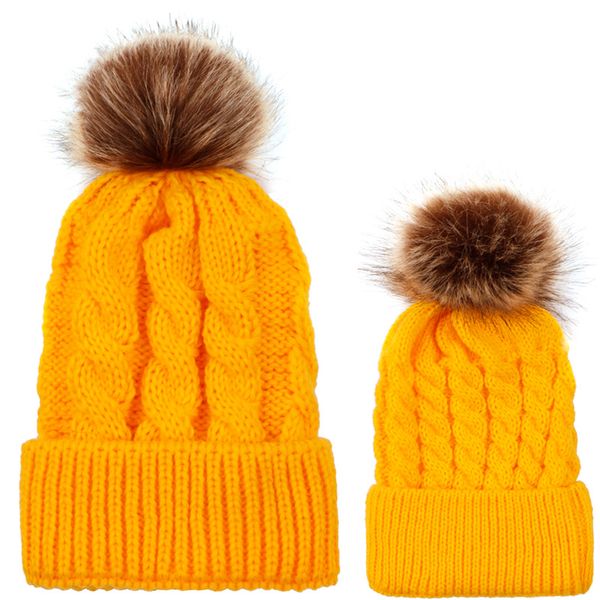 autumn winter warm parent-child crochet hats children adults knitted caps outdoor fashion skull cap with big pom pom beanie hat e101905, Silver
autumn winter warm parent-child crochet hats children adults knitted caps outdoor fashion skull cap with big pom pom beanie hat e101905, Silver