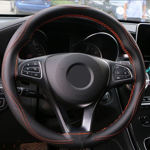 leepee diy pu leather protector breathable steering-wheel anti-slip car steering wheel covers with needle and thread
leepee diy pu leather protector breathable steering-wheel anti-slip car steering wheel covers with needle and thread