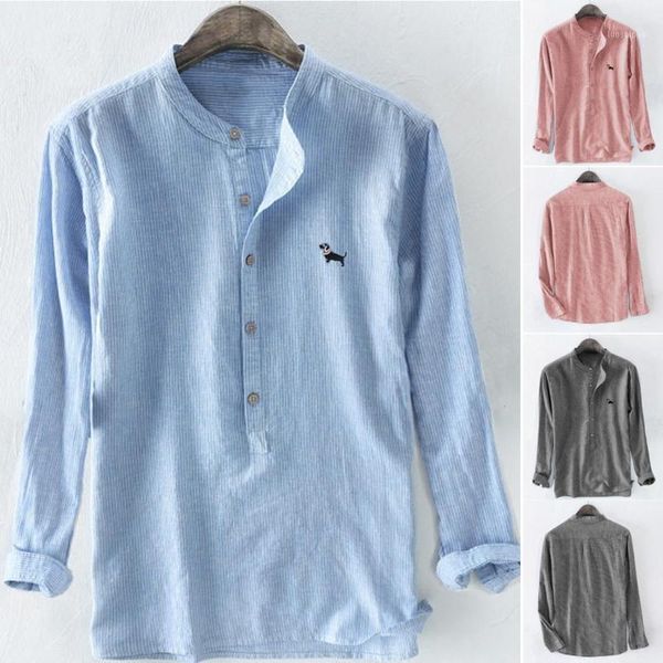 new arrivals slim fit male shirt men's baggy stripe embroidery cotton linen long sleeve button plus size shirts -3xl, White;black
new arrivals slim fit male shirt men's baggy stripe embroidery cotton linen long sleeve button plus size shirts -3xl, White;black