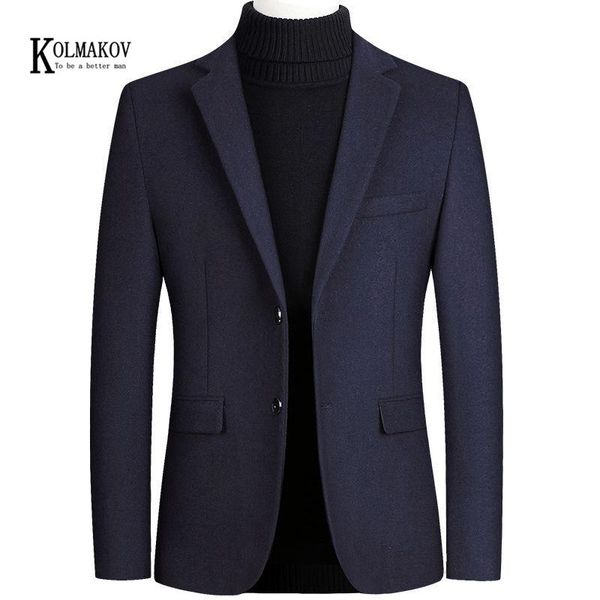 kolmakov winter korean style men thick wool jacket turn-down collar coat business casual woolen overcoat male 8 color size 4xl, Black
kolmakov winter korean style men thick wool jacket turn-down collar coat business casual woolen overcoat male 8 color size 4xl, Black