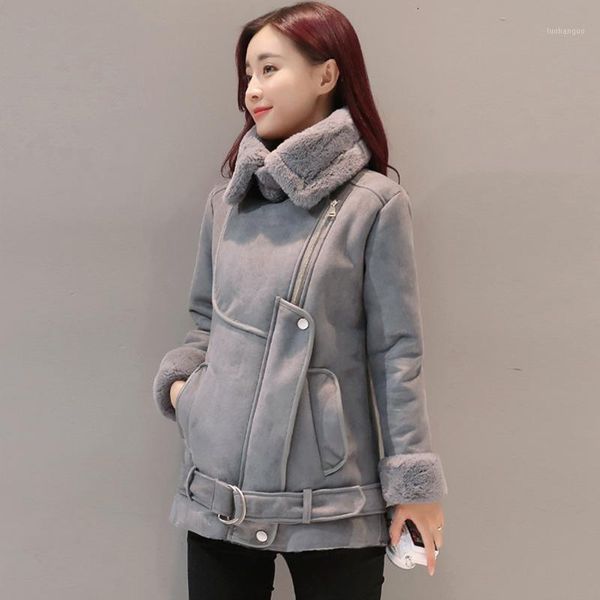 thicken jacket winter slim coat female lambswool suede outwear women zipper slim fur collar jackets 2020 new warm women coat1, Black
thicken jacket winter slim coat female lambswool suede outwear women zipper slim fur collar jackets 2020 new warm women coat1, Black