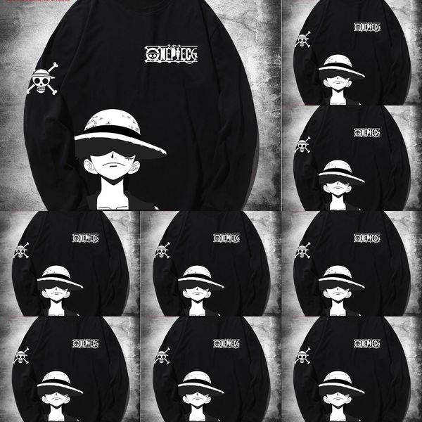mehwe pirate king men's tt-shirt long sleeve autumn thin pure cotton loose round collar bottoming shirt fashion co animation brand bran, Black
mehwe pirate king men's tt-shirt long sleeve autumn thin pure cotton loose round collar bottoming shirt fashion co animation brand bran, Black