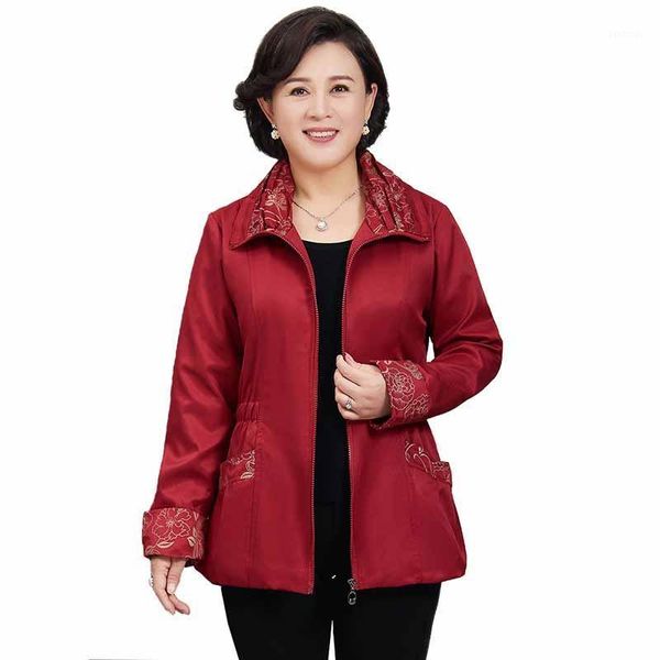 fashion plus size xl-8xlspring autumn trench coat women 2020 print windbreaker middle aged female casual short coats g1281, Tan;black
fashion plus size xl-8xlspring autumn trench coat women 2020 print windbreaker middle aged female casual short coats g1281, Tan;black