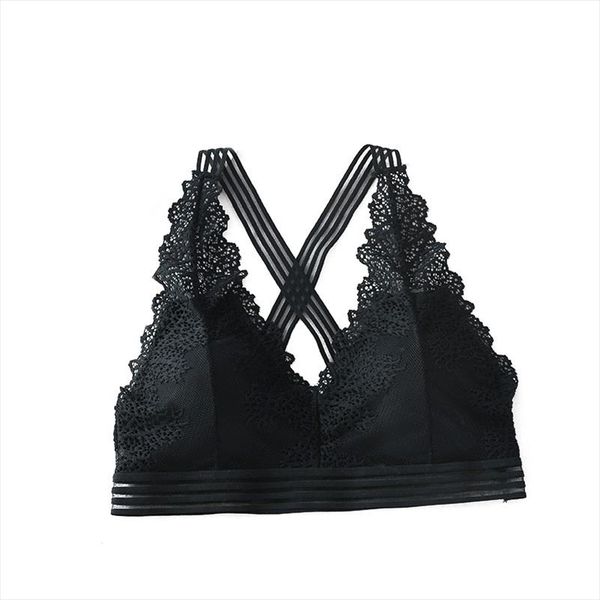 2020 women lace no steel ring large v neck triangle cup anti exposure bra without steel ring summer new style padded thin, White
2020 women lace no steel ring large v neck triangle cup anti exposure bra without steel ring summer new style padded thin, White