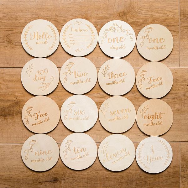 16pc 3.9in wooden milestone newborn growth souvenir monthly wood chips birth grow memorial baby shower nursery decor girl gifts 1020
16pc 3.9in wooden milestone newborn growth souvenir monthly wood chips birth grow memorial baby shower nursery decor girl gifts 1020