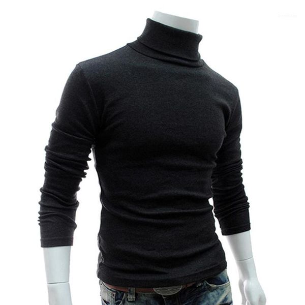 autumn men solid color turtle neck long sleeve sweater slim knitted pullover 2019, White;black
autumn men solid color turtle neck long sleeve sweater slim knitted pullover 2019, White;black