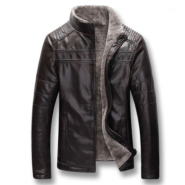 2019 men winter thick fleece pu leather jackets coats hombre male casual fashion slim fit large size zip jackets men1, Black;brown
2019 men winter thick fleece pu leather jackets coats hombre male casual fashion slim fit large size zip jackets men1, Black;brown