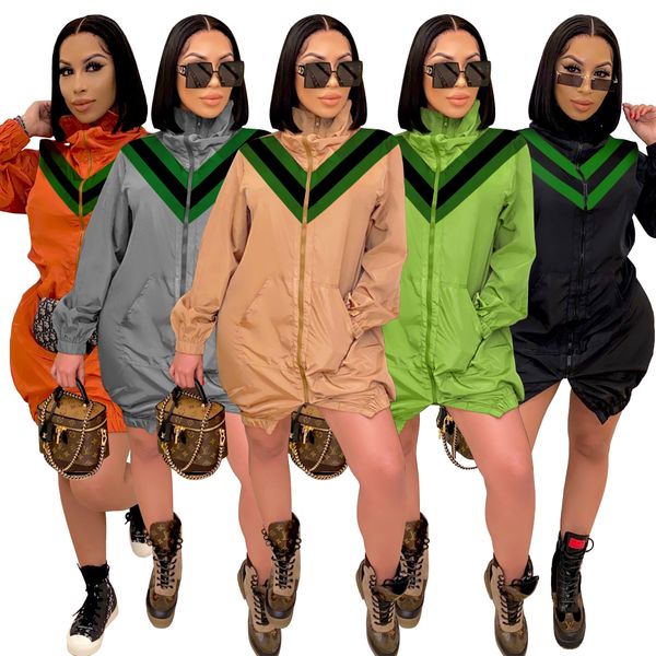 women's windbreaker european and american fashion light luxury large v-neck stitching high-neck windbreaker jacket original overall, Tan;black
women's windbreaker european and american fashion light luxury large v-neck stitching high-neck windbreaker jacket original overall, Tan;black