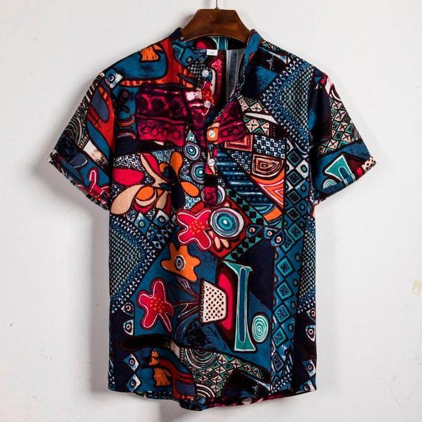 men's casual shirts kancoold shirt mens vintage ethnic style short sleeve cotton linen printing hawaiian summer blouse for men181, White;black
men's casual shirts kancoold shirt mens vintage ethnic style short sleeve cotton linen printing hawaiian summer blouse for men181, White;black