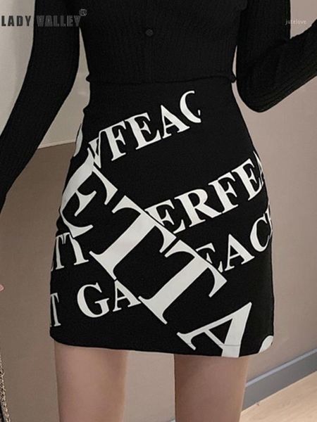 letter print high waist wild skirt ladies spring fashion personality a word package hip skirt1, Black
letter print high waist wild skirt ladies spring fashion personality a word package hip skirt1, Black