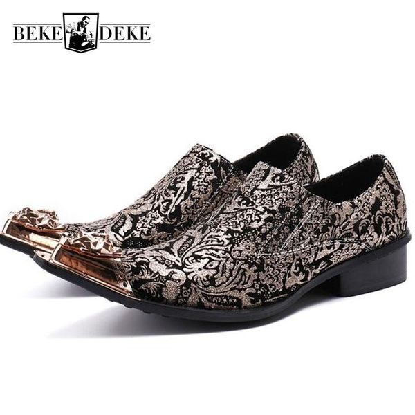 2020 spring new floral printed dress shoe men genuine leather wedding party footwear male night club metal toe slip on shoes, Black
2020 spring new floral printed dress shoe men genuine leather wedding party footwear male night club metal toe slip on shoes, Black