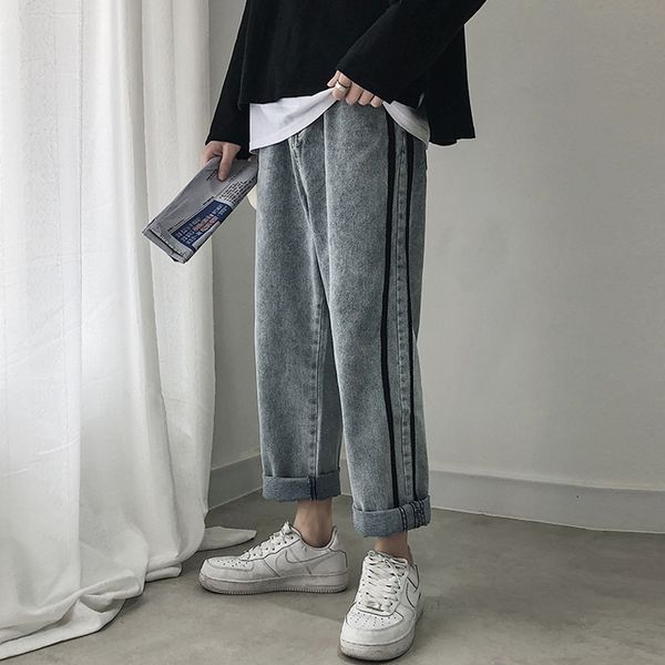 jeans and jeans men's autumn fashion brand new men's korean fashion loose straight tube wide leg casual versatile pants lh5qy, Blue
jeans and jeans men's autumn fashion brand new men's korean fashion loose straight tube wide leg casual versatile pants lh5qy, Blue