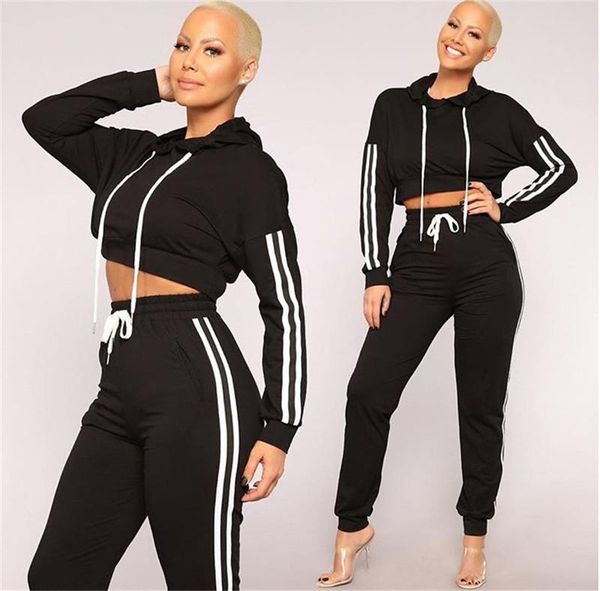 women's tracksuits two piece set women spring autumn tracksuit side striped hooded pullover and pants casual fashion sports suits chand, Gray
women's tracksuits two piece set women spring autumn tracksuit side striped hooded pullover and pants casual fashion sports suits chand, Gray