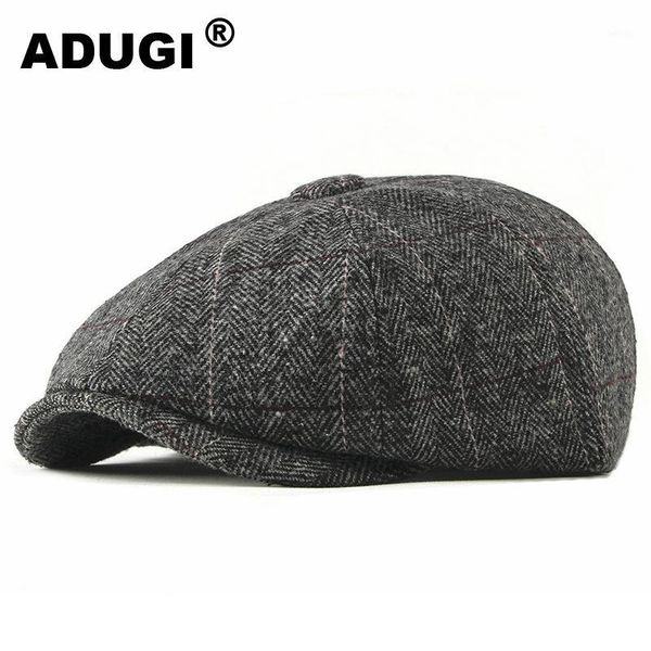 adugi middle-aged and elderly beret male british retro woolen cap autumn and winter new octagonal cap casual painter hat1, Blue;gray
adugi middle-aged and elderly beret male british retro woolen cap autumn and winter new octagonal cap casual painter hat1, Blue;gray