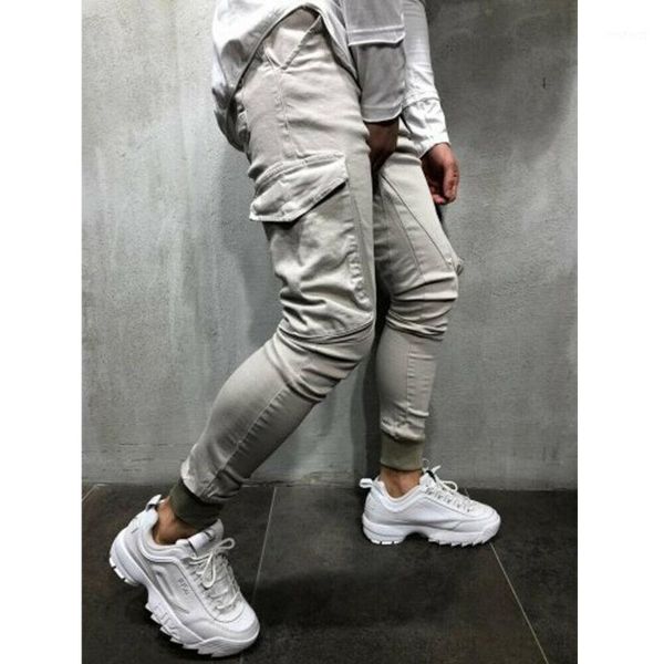 men's skinny sweatpants casual elastic long trousers joggers sweat pants trousers1, Black
men's skinny sweatpants casual elastic long trousers joggers sweat pants trousers1, Black