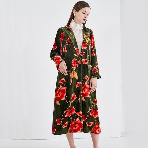 high-end luxury silk velvet coat autumn and winter new vintage style print long loose elegant gold velvet windbreaker s-xxl, Tan;black
high-end luxury silk velvet coat autumn and winter new vintage style print long loose elegant gold velvet windbreaker s-xxl, Tan;black