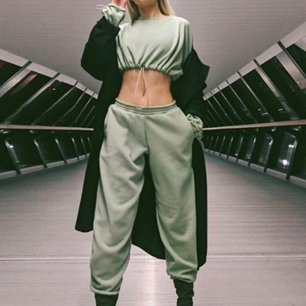 running sets women sports 2 pieces set casual solid drawstring tracksuit short sweatshirts +sweatpants joggers fashion outfits streetwea, Black;blue
running sets women sports 2 pieces set casual solid drawstring tracksuit short sweatshirts +sweatpants joggers fashion outfits streetwea, Black;blue