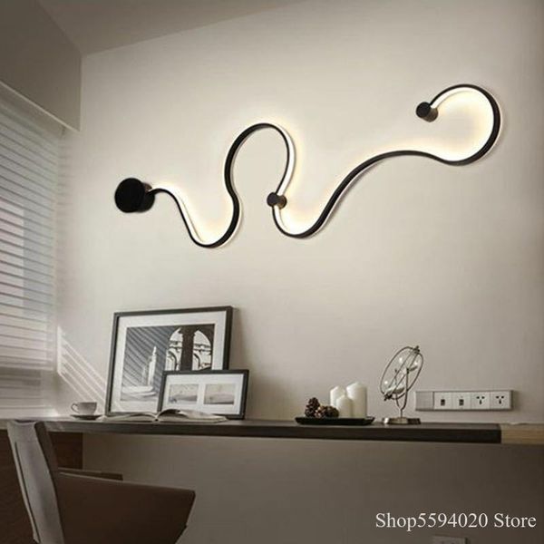 wall lamp snakelike shape led lights lighting for living room bedroom bedside light home decor luminaria de parede
wall lamp snakelike shape led lights lighting for living room bedroom bedside light home decor luminaria de parede