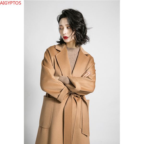 aigyptos water ripple double-faced cashmere coat women mid-length wool coat women autumn and winter high-end fashion ladies coat lj201128, Black
aigyptos water ripple double-faced cashmere coat women mid-length wool coat women autumn and winter high-end fashion ladies coat lj201128, Black