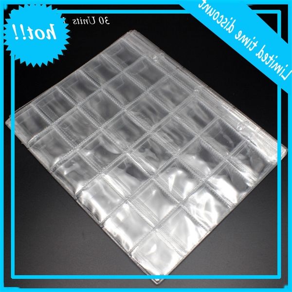 10 pages/lot 30 units/page coin 35*35 mm pvc book collection munthouders protection album 
10 pages/lot 30 units/page coin 35*35 mm pvc book collection munthouders protection album