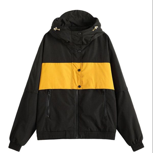 women short jacket autumn streetwear clothing 2020 spring summer new letter patch long sleeve zipper female coat outerwear qq107, Black;brown
women short jacket autumn streetwear clothing 2020 spring summer new letter patch long sleeve zipper female coat outerwear qq107, Black;brown
