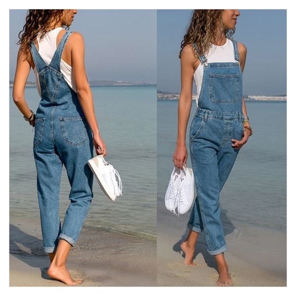fashion women ladies baggy denim cross border special jeans bib full length overall solid loose causal jumpsuit suspender 201223, Blue
fashion women ladies baggy denim cross border special jeans bib full length overall solid loose causal jumpsuit suspender 201223, Blue
