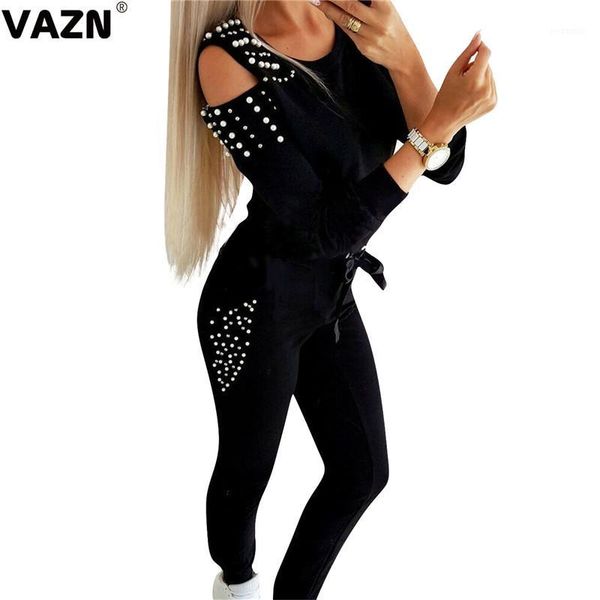 vazn 2020 autumn new sweet beading off shoulder full sleeve group long pants skinny women 2 piece set1, Gray
vazn 2020 autumn new sweet beading off shoulder full sleeve group long pants skinny women 2 piece set1, Gray