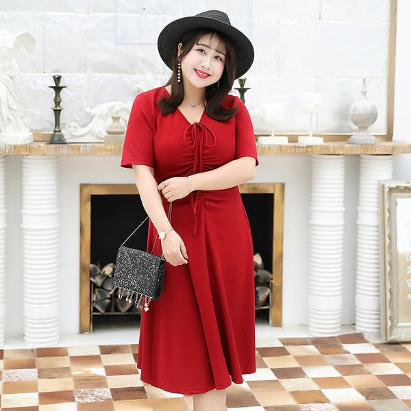 2021 new ladies will see line short sleeves with v-neck to the knee solid new color fashion dressed in, Black;gray
2021 new ladies will see line short sleeves with v-neck to the knee solid new color fashion dressed in, Black;gray