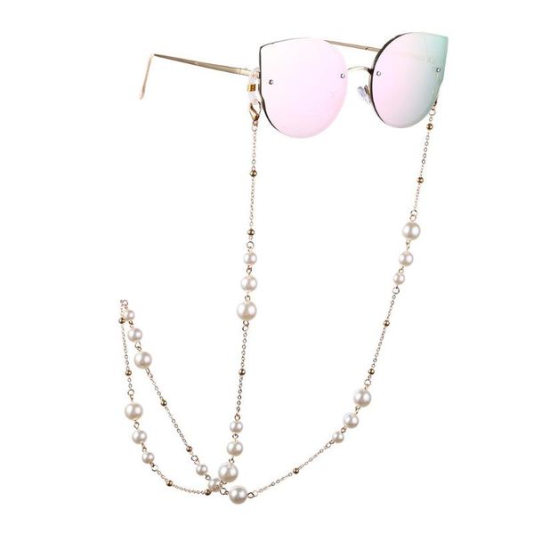 sunglasses frames style personality big imitation pearl beads lanyard reading glasses chains women accessories men hold straps cords, Silver
sunglasses frames style personality big imitation pearl beads lanyard reading glasses chains women accessories men hold straps cords, Silver
