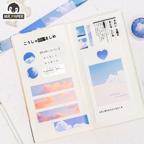 mr.paper 6 designs прекрасный blue sky nightfall творческий пули journaling washi scrapbooking diy decaration маскирующие ленты
mr.paper 6 designs прекрасный blue sky nightfall творческий пули journaling washi scrapbooking diy decaration маскирующие ленты