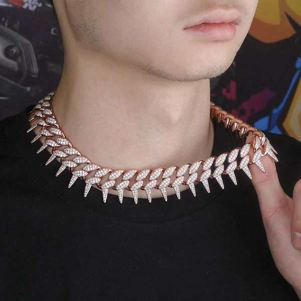 chokers 2021 25mm thorns male box buckle cuban chain full zircon hip hop punk jewelry necklace, Golden;silver
chokers 2021 25mm thorns male box buckle cuban chain full zircon hip hop punk jewelry necklace, Golden;silver