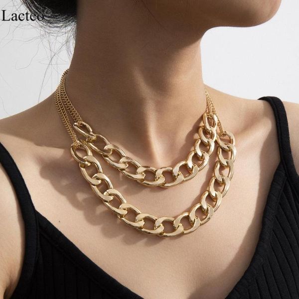 chokers lacteo miami cuban multi layered chain choker necklace street punk thick chunky charm for women and men gifts, Golden;silver
chokers lacteo miami cuban multi layered chain choker necklace street punk thick chunky charm for women and men gifts, Golden;silver