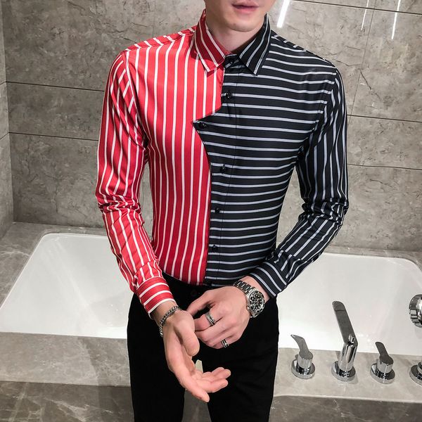 2020 seams floral listra casual fine social shirt long sleeve luxury night club men's n5k3, White;black
2020 seams floral listra casual fine social shirt long sleeve luxury night club men's n5k3, White;black