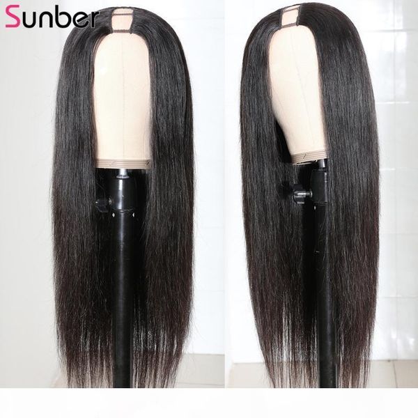sunber peruvian long straight u part human hair wig 1*4 middle part 150% density real scalp glueless human wig, Black;brown
sunber peruvian long straight u part human hair wig 1*4 middle part 150% density real scalp glueless human wig, Black;brown