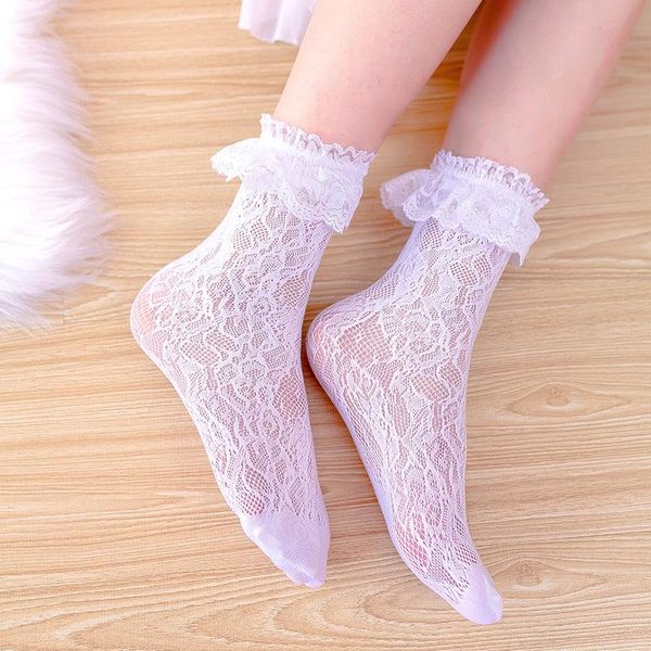 socks & hosiery lolita lace medium tube calf net cos soft sister white pile women, Black;white
socks & hosiery lolita lace medium tube calf net cos soft sister white pile women, Black;white