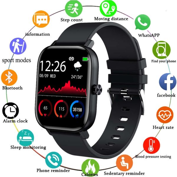 lige - men's women's sports smart watch with heart rate sleep control, mobile phone call and blu
lige - men's women's sports smart watch with heart rate sleep control, mobile phone call and blu