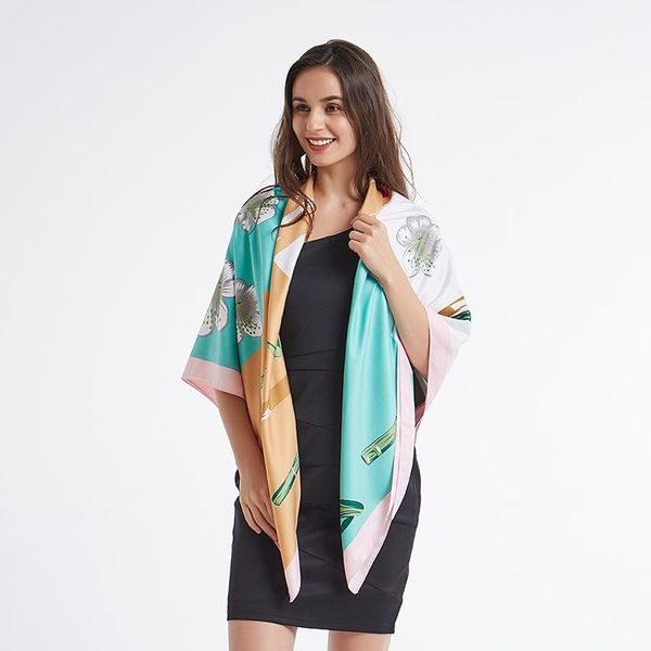 festival colorful nine grids 130x130cm pocket real silk square scarf headband bandana parade wristband neck tie, Blue;gray
festival colorful nine grids 130x130cm pocket real silk square scarf headband bandana parade wristband neck tie, Blue;gray