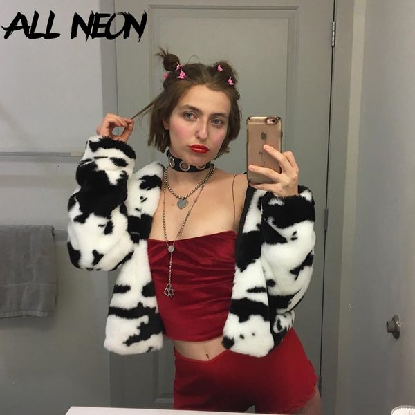 allneon y2k aesthetics cow pattern zipper front fake fur coats harajuku turn-down collar long sleeve cropped jackets e-girl top, White
allneon y2k aesthetics cow pattern zipper front fake fur coats harajuku turn-down collar long sleeve cropped jackets e-girl top, White