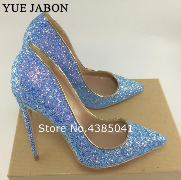 womens 8 12cm thin high heels pumps glitter leather bright pointed toe scarpins female stiletto purple blue bling shoes, Black
womens 8 12cm thin high heels pumps glitter leather bright pointed toe scarpins female stiletto purple blue bling shoes, Black