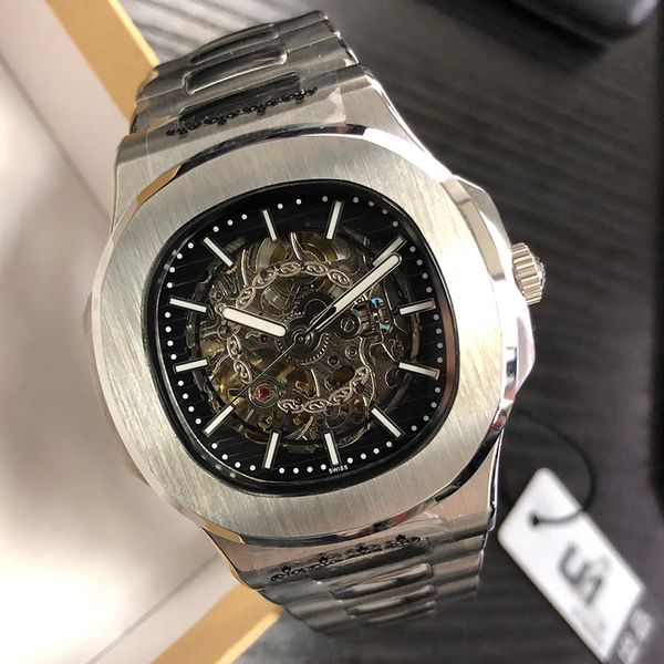 montre de luxe mens automatic mechanica movement silver watch 42mm full stainless steel sapphire super luminous 5atm waterproof wristwatches, Slivery;brown
montre de luxe mens automatic mechanica movement silver watch 42mm full stainless steel sapphire super luminous 5atm waterproof wristwatches, Slivery;brown