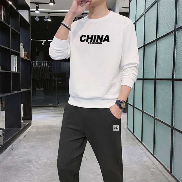 sportswear leisure suit new youth 2020 autumn sweater fashion loose men's wear, Gray
sportswear leisure suit new youth 2020 autumn sweater fashion loose men's wear, Gray