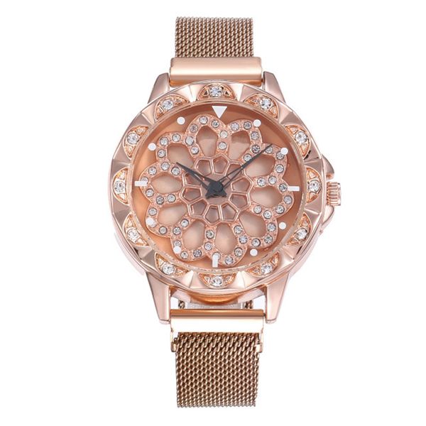 vintage luxury gold ladies watch flower rotating wrist watch fashion diamond magnetic quartz wristband clock multi-color option wristwatchs, Slivery;brown
vintage luxury gold ladies watch flower rotating wrist watch fashion diamond magnetic quartz wristband clock multi-color option wristwatchs, Slivery;brown