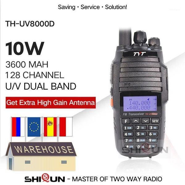 walkie talkie tyt th-uv8000d 10 km dual band vhf uhf 10w radio comunicador 3600mah cross-band function radio1
walkie talkie tyt th-uv8000d 10 km dual band vhf uhf 10w radio comunicador 3600mah cross-band function radio1