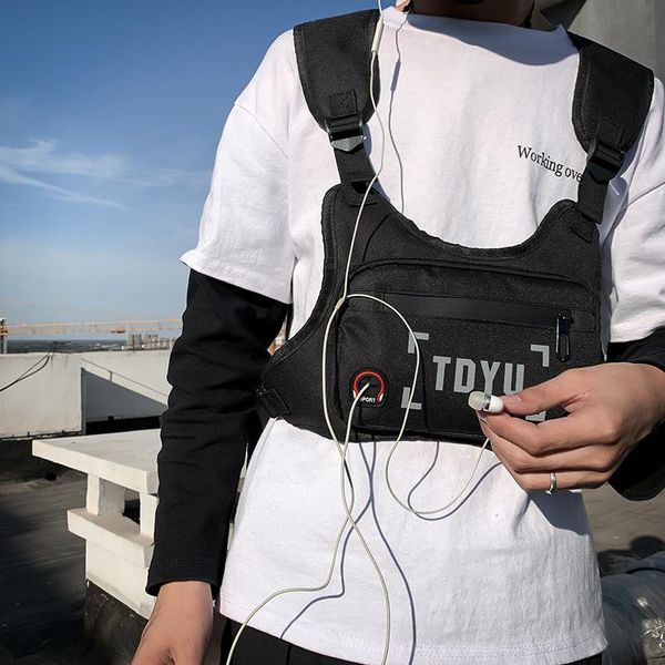 functional tactical chest mobile phone bags male fanny pack casual chest rig bag for men reflective waist bag hiphop streetwear 
functional tactical chest mobile phone bags male fanny pack casual chest rig bag for men reflective waist bag hiphop streetwear