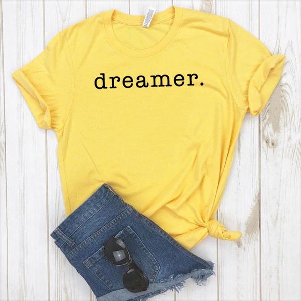 dreamer print women tshirt cotton casual funny t shirt for lady girl tee hipster drop ship na 268, White
dreamer print women tshirt cotton casual funny t shirt for lady girl tee hipster drop ship na 268, White