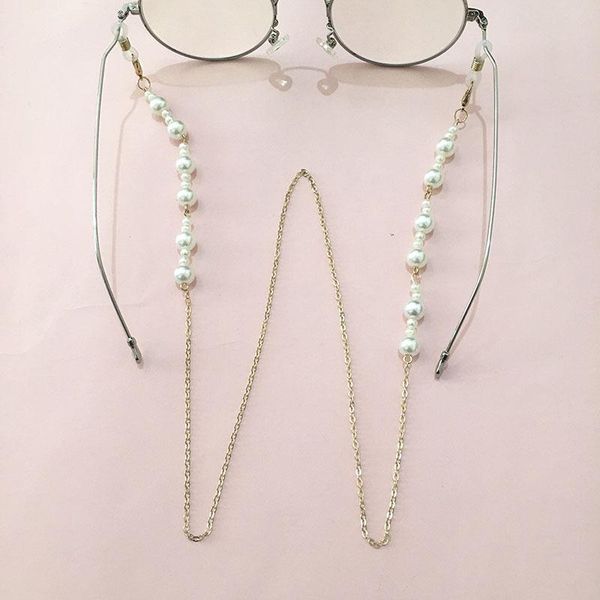 sunglasses frames ladies fashion imitation pearl glasses chains women simple silicone ring accessories anti-lost chain, Silver
sunglasses frames ladies fashion imitation pearl glasses chains women simple silicone ring accessories anti-lost chain, Silver