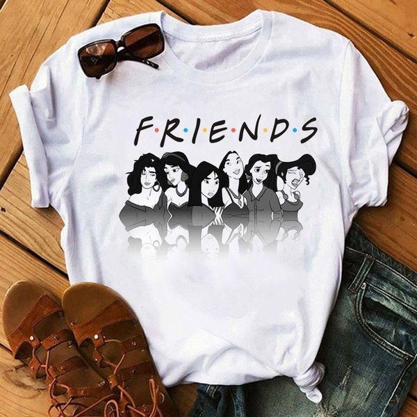 friends princess t shirt women tshirt fashion summer tee harajuku t-shirt femaleg graphic cute t-shirts clothes, White
friends princess t shirt women tshirt fashion summer tee harajuku t-shirt femaleg graphic cute t-shirts clothes, White