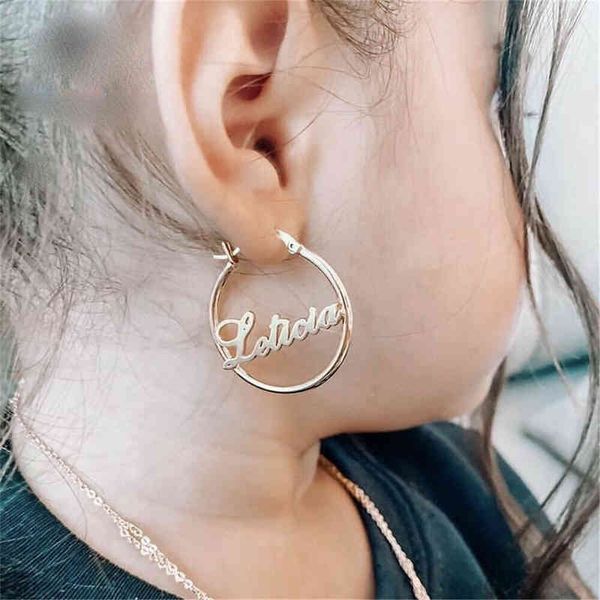 sherman earrings customized for kids 30mm hoop name girl stainless steel jewelry, Golden;silver
sherman earrings customized for kids 30mm hoop name girl stainless steel jewelry, Golden;silver